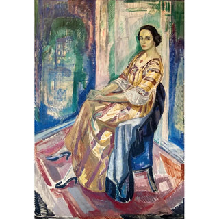 Axel Trneman - Portrait of Mrs Signe Henschen.webp