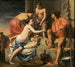 Bacchus on a Throne, Nymphs Offering Wine and Fruits to Bacchus - Caesar Van Everdingen — artwork view