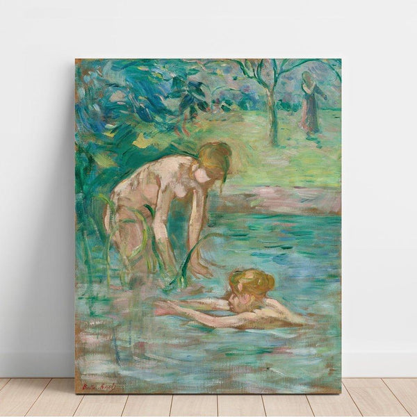 Riproduzione del dipinto delle Bagnanti - Berthe Morisot
