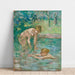 Riproduzione del dipinto delle Bagnanti - Berthe Morisot