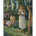 Reproduktion des Gemäldes Badende Frauen - Camille Pissarro