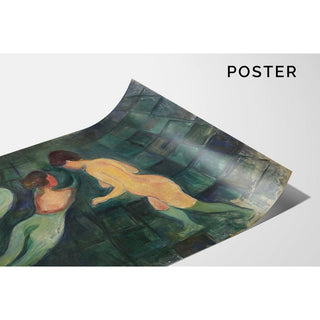 Baigneuses - Edvard Munch | Reproduction Tableau Décoration murale affiche copie
