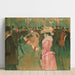 Reproduction of the painting Bal au Moulin-Rouge - Henri de Toulouse-Lautrec