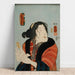 Riproduzione del dipinto Bandō Shūka come Hashimotoya Shiraito - Utagawa Kuniyoshi