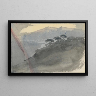 Barbara Bodichon - Landscape with Rainbow.webp