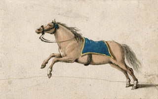 Barend Hendrik Thier - Springend paard.webp