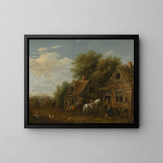 Barent Gael - Riders In A Village.webp