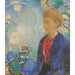Reproduktion des Gemäldes Baronne de Domecy - Odilon Redon
