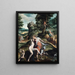 Venus and Adonis - Bartholomaeus Spranger — framed artwork on a wall
