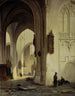 Innenansicht der Kirche - Bartholomeus Johannes van Hove — Ansicht des Kunstwerks
