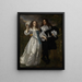 Junge Patrizierpaar - Bartholomeus van der Helst — gerahmtes Bild an der Wand