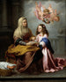L'éducation de la Vierge - Bartolomé Esteban Murillo — Ansicht des Kunstwerks