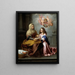 L'éducation de la Vierge - Bartolomé Esteban Murillo — gerahmtes Bild an der Wand
