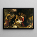 L'Adoration des bergers - Bartolomé Esteban Murillo — gerahmtes Bild an der Wand