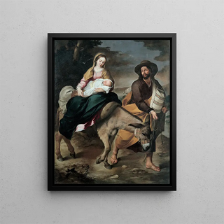 Bartolom Estebn Murillo - The Flight Into Egypt.webp