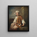 Die Blumenmädchen - Bartolomé Esteban Murillo — gerahmtes Bild an der Wand