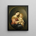 Die Jungfrau mit Kind - Bartolomé Esteban Murillo — gerahmtes Bild an der Wand