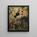 Die Jungfrau mit Kind mit Heiligen - Bartolomé Esteban Murillo — gerahmtes Bild an der Wand
