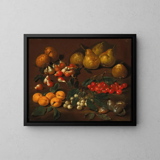 Bartolomeo Bimbi - Pears apricots cherries and plums.webp