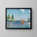 Riproduzione del dipinto Bateaux rouges, Argenteuil di Claude Monet