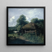 Building agricultural in Gelderland - Wouter Johannes van Troostwijk — framed artwork on a wall