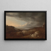 Vista sul fiume Severn vicino a Kings Weston, sede del Lord de Clifford - Benjamin Barker — quadro incorniciato alla parete