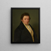 Büste des Grundbesitzers Clau de Landau - Benjamin Heinrich Orth — gerahmtes Bild an der Wand