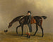 Il Onorevole Peniston Lamb con il suo cavallo Assassino e il suo cane Tanner - Benjamin Marshall — vista dell’opera