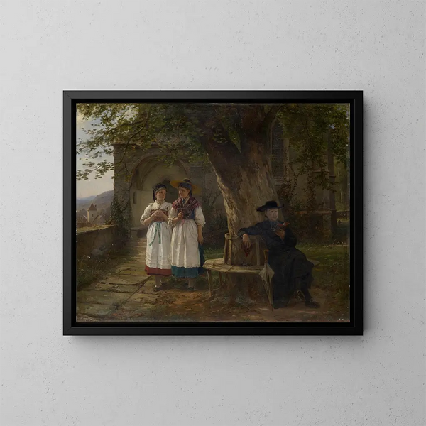 Confession involontaire - Benjamin Vautier — gerahmtes Bild an der Wand