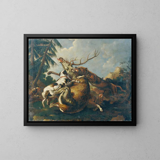 Benno Raffael Adam - Hirschjagd.webp
