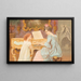 Die Klavierschule - Benno Sachs — gerahmtes Bild an der Wand