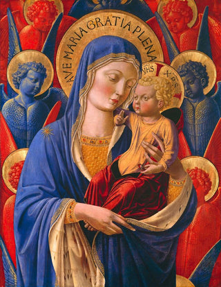 Benozzo Gozzoli - Virgin and Child with Angels.webp