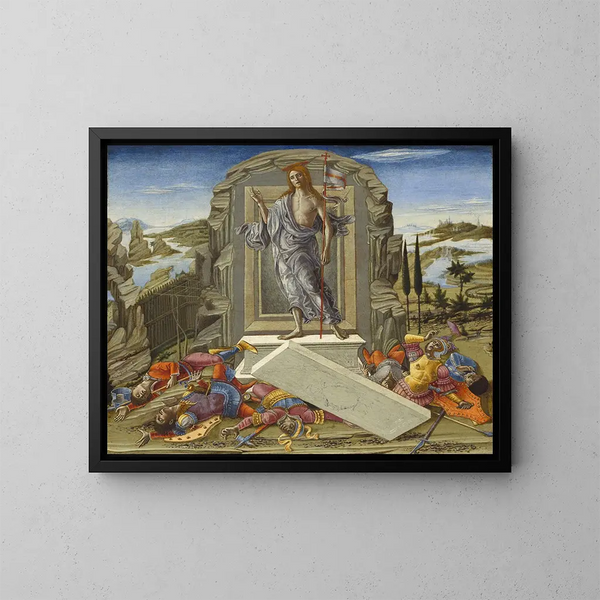Die Auferstehung - Benvenuto di Giovanni — gerahmtes Bild an der Wand