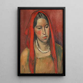 Bernard Meninsky - Portrait of Lorna Hyde.webp