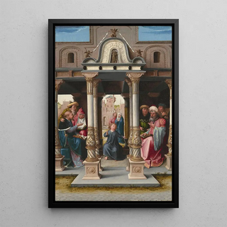 Bernard van Orley - Christ among the Doctors obverse.webp