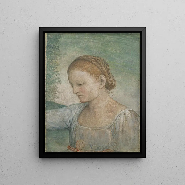 Bernardino Luini - Head of a Girl.webp