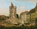 Die Ruinen der alten Kreuzkirche in Dresden - Bernardo Bellotto — Ansicht des Kunstwerks