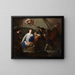 Anbetung der Hirten - Bernardo Cavallino — gerahmtes Bild an der Wand