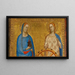 Santa Lucia e Catherine d'Alessandria - Bernardo Daddi — quadro incorniciato alla parete