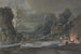 Paesaggio Invernale al Chiaro di Luna, a Destra dei Contadini che Mantengono un Grande Fuoco - Bernhard Hendrik Thier — vista dell’opera