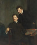 Doppelporträt der Brüder Bernhard und Emil Sterman - Bernhard Störmann — Ansicht des Kunstwerks