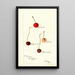 Prunus avium - Bertha Heiges — framed artwork on a wall