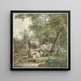 Livestock in an Orchard - Pieter Gerardus van Os — framed artwork on a wall