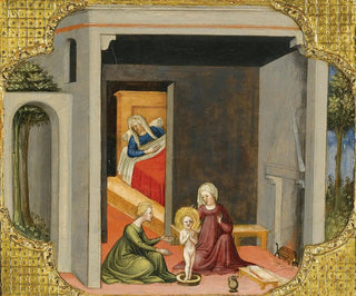 Bicci Di Lorenzo - The Birth Of St Nicholas Of Bari.webp