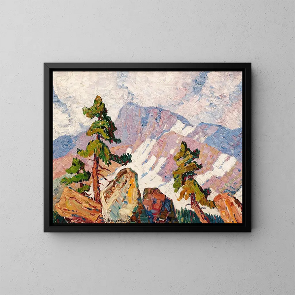 Paesaggio delle Montagne Rocciose - Birger Sandzén — quadro incorniciato alla parete