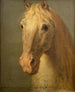 Head of a White Horse - Bénigne Gagneraux — artwork view