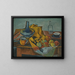 Nature morte con frutta - Bohumil Kubišta — quadro incorniciato alla parete