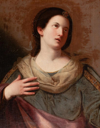 Bolognese School - A Sibyl with Eyes Raised.webp