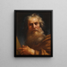 Moses - Bolonaisische Schule — gerahmtes Bild an der Wand