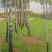 Betulle al crepuscolo - Carl Moll — vista dell’opera